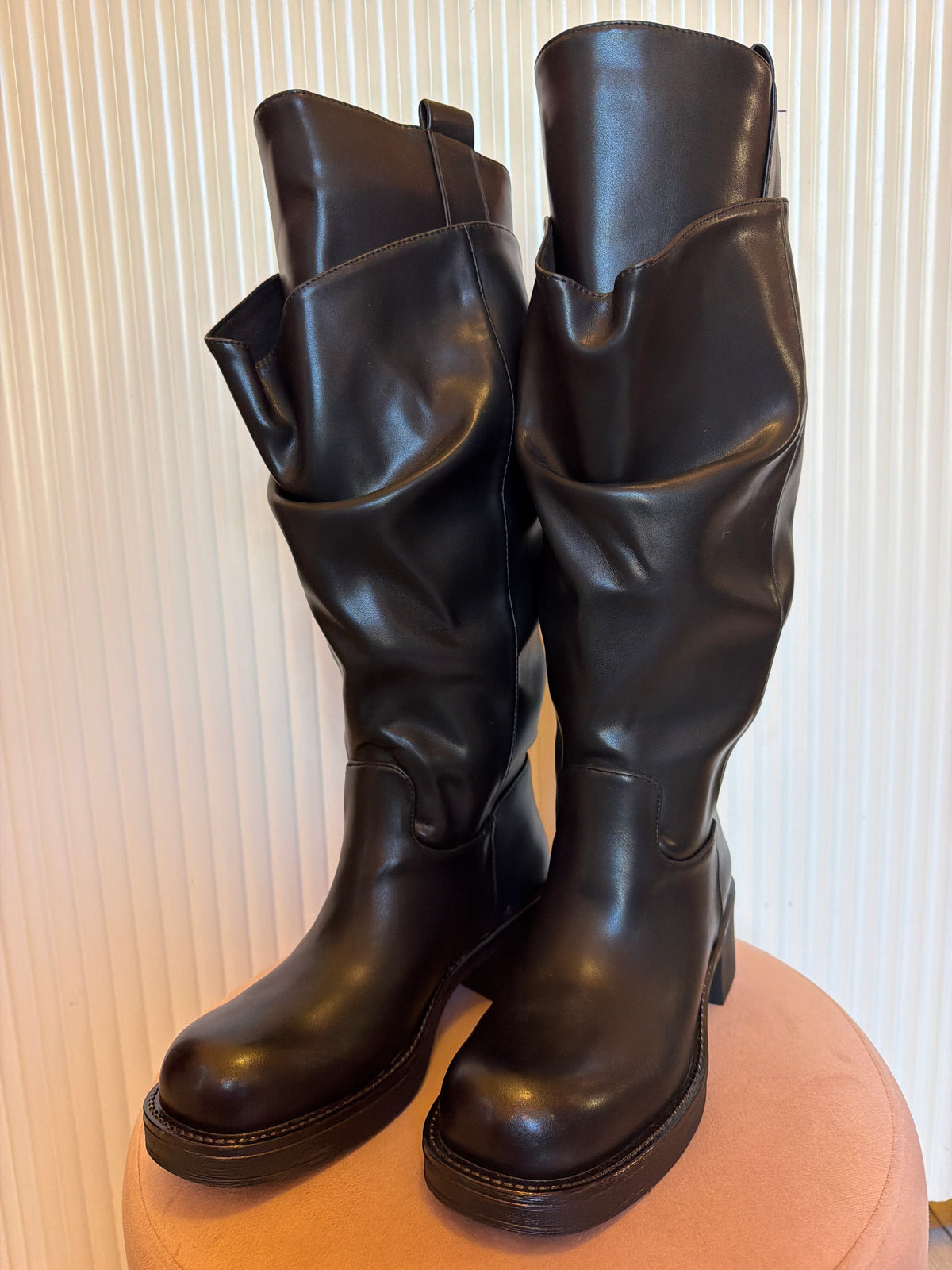 Stivale double nero