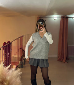 Maglione smanicato