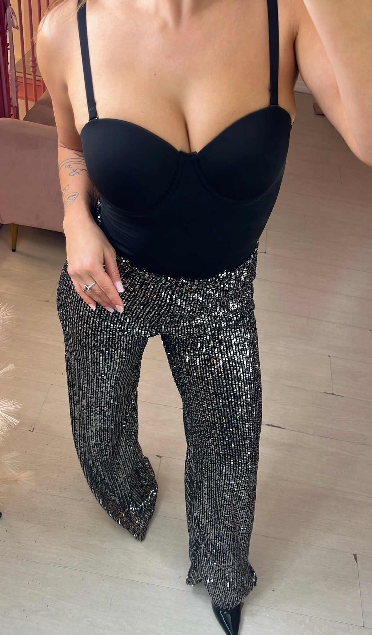 Pantalone paillettes