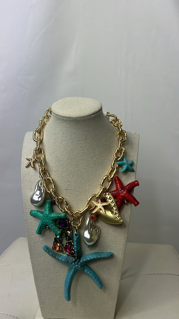 Collana charm marini