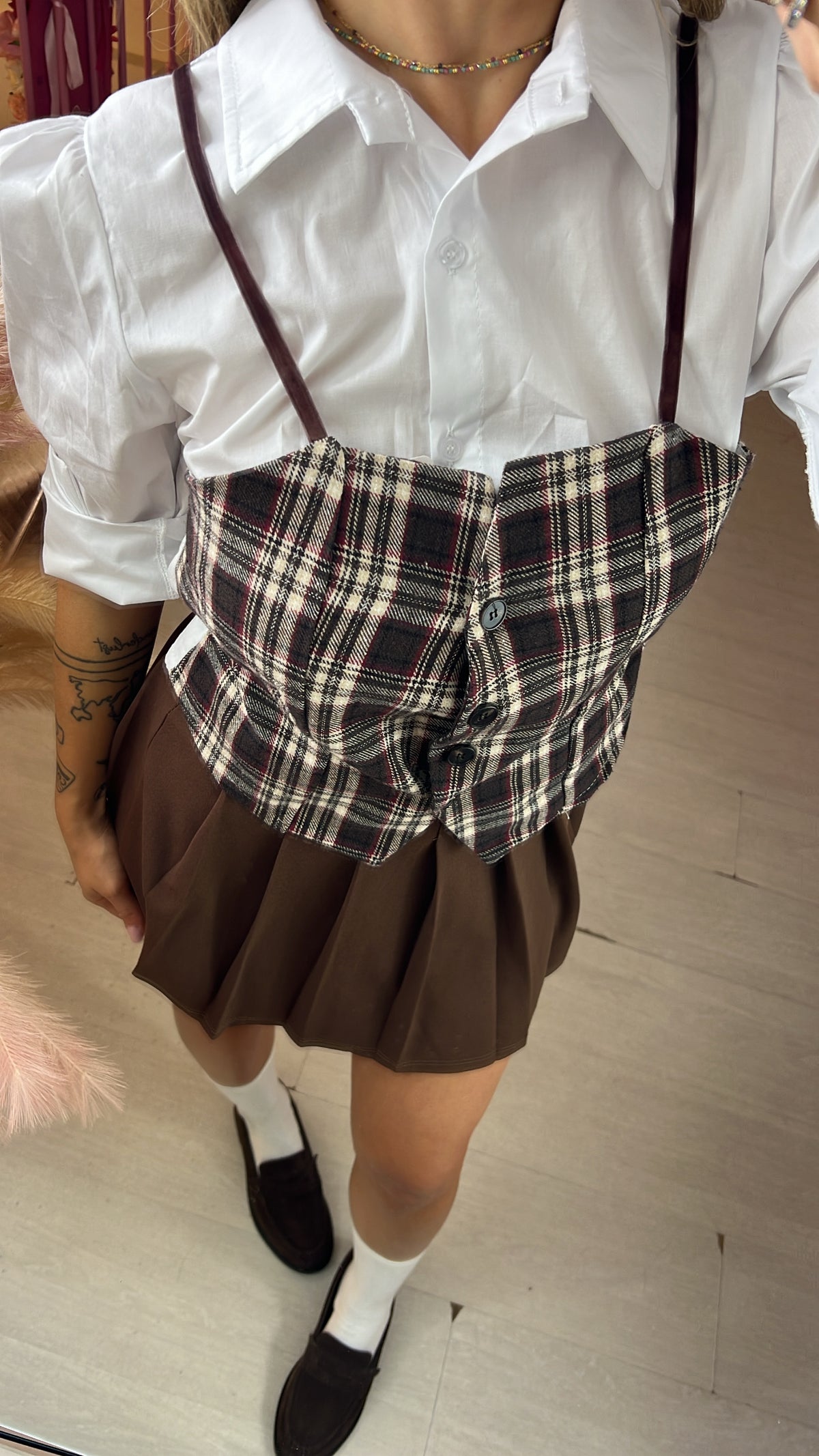 Camicia con corpetto gilet
