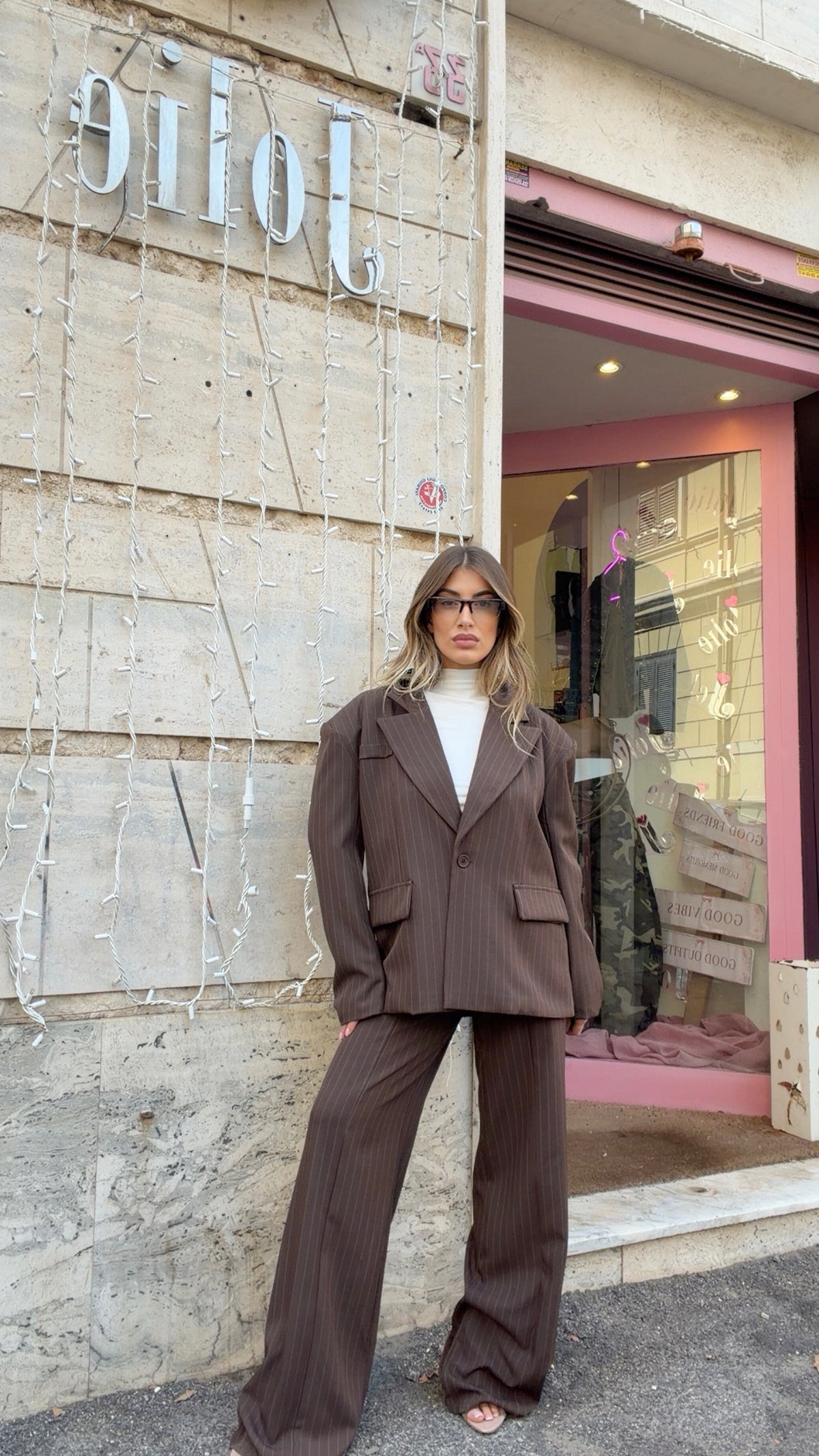 Tailleur Gessato