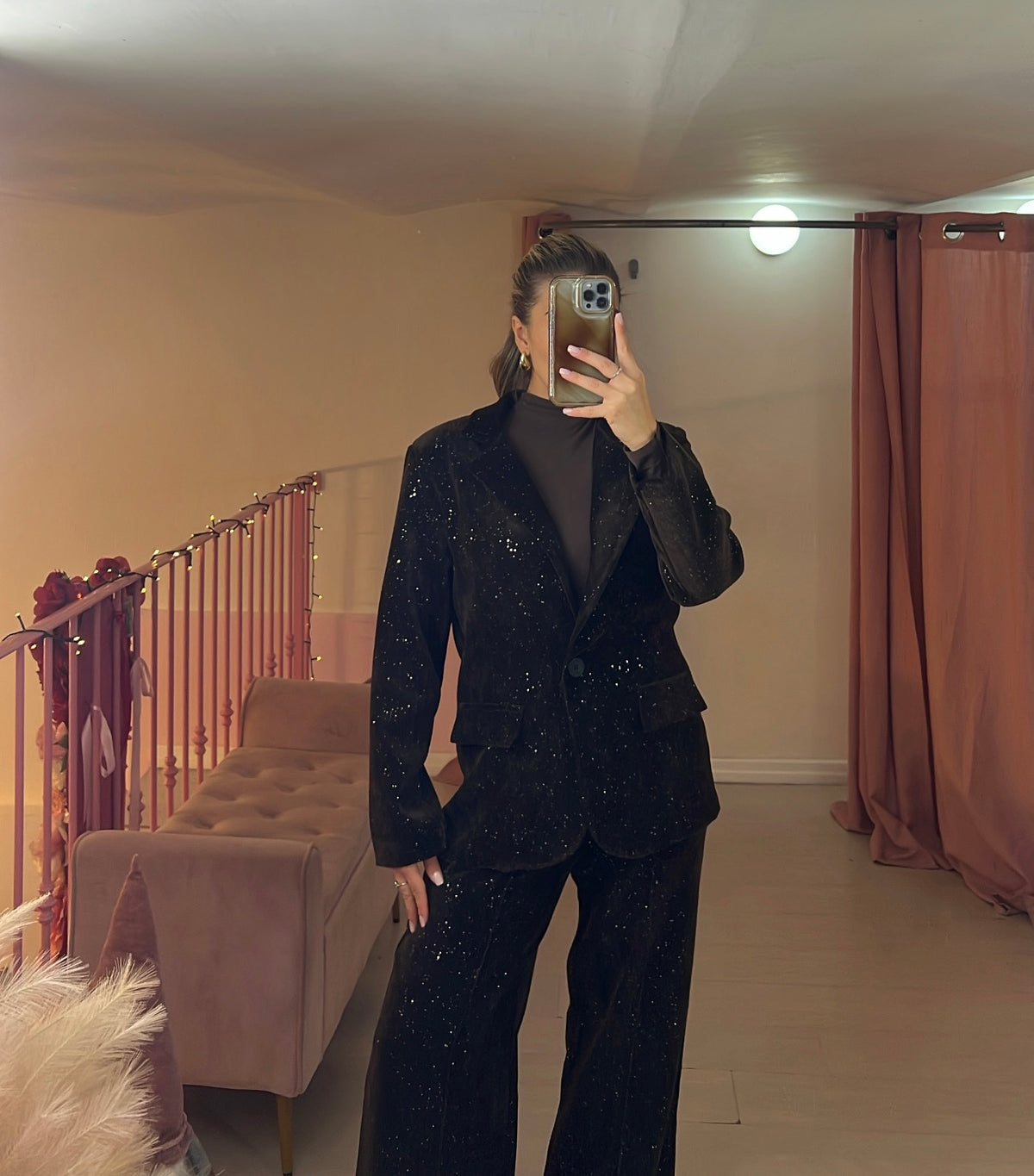 Tailleur sparkling in velluto