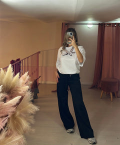 Pantalone tuta palazzo