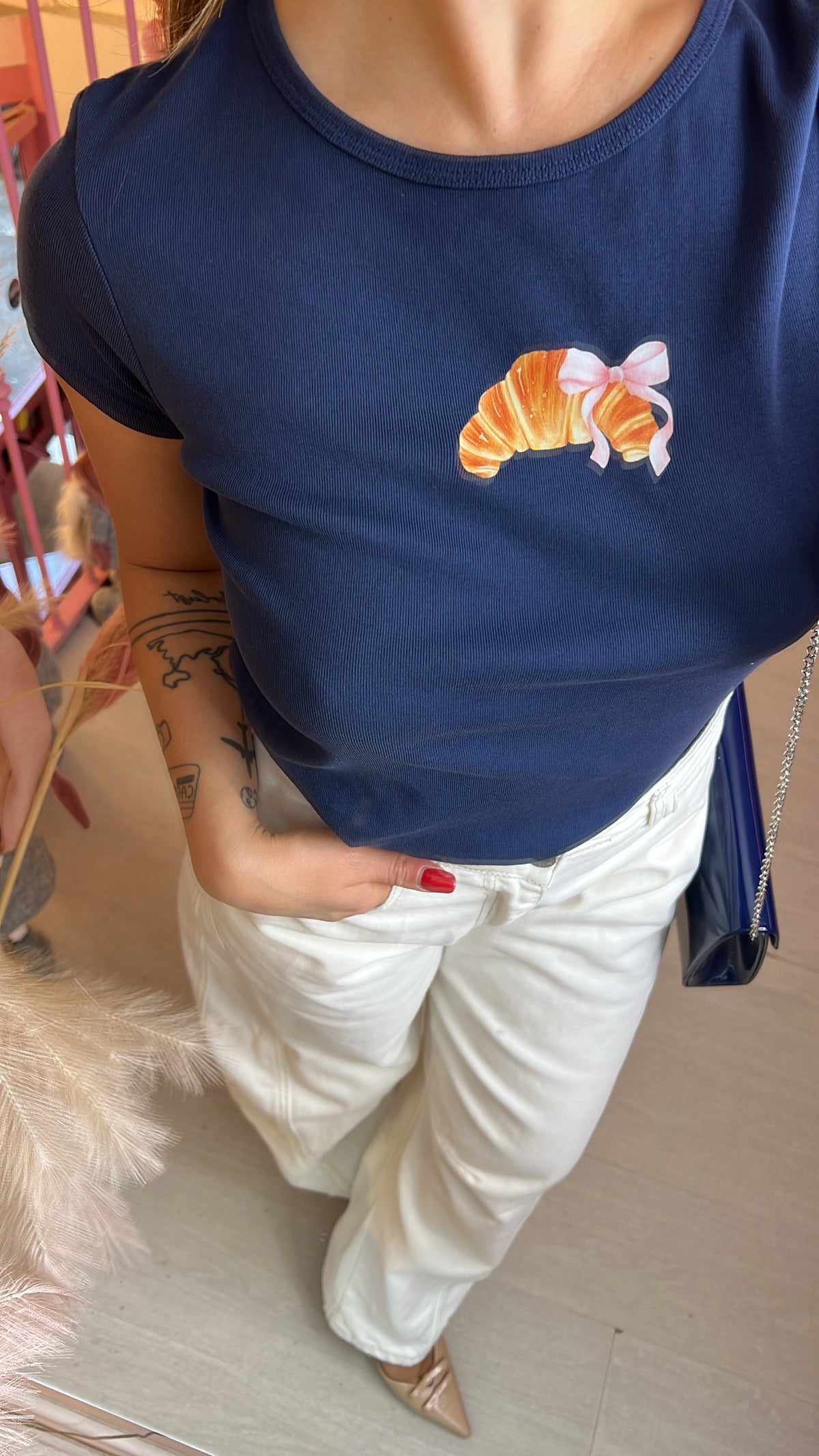 T-shirt croissant