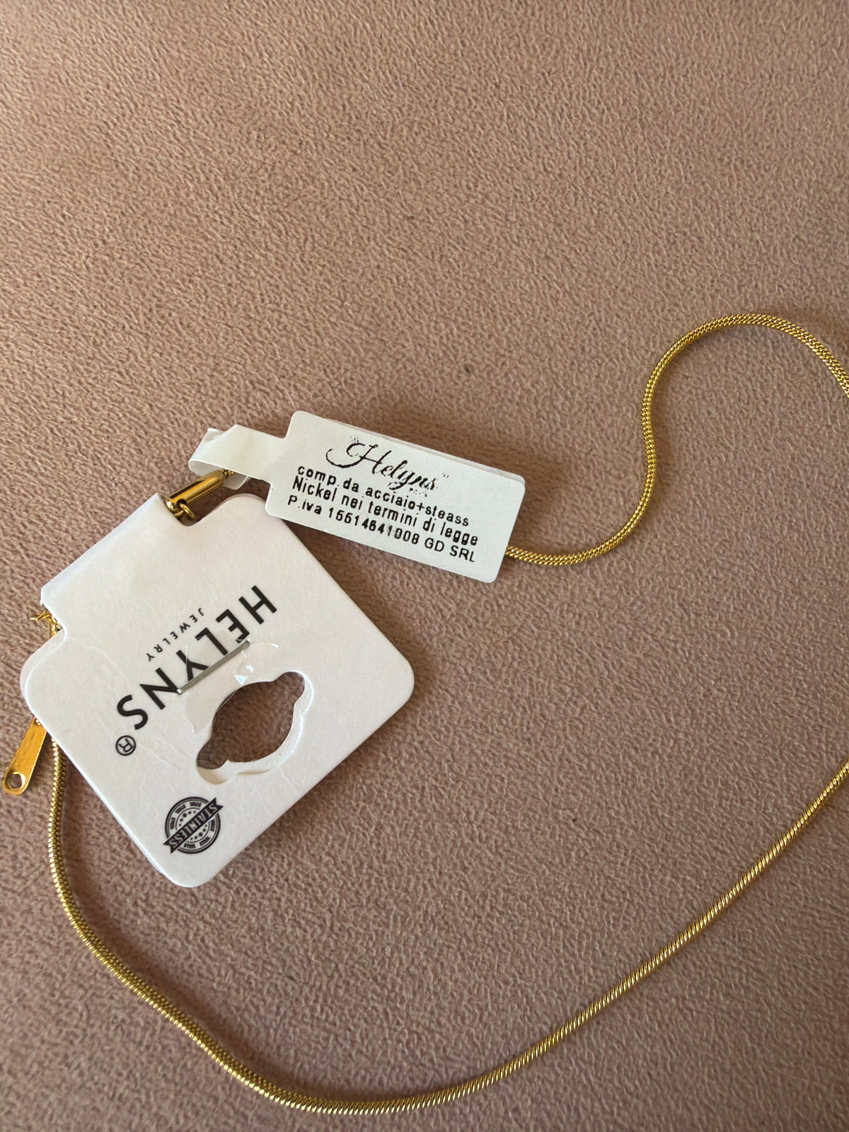 Collana color oro