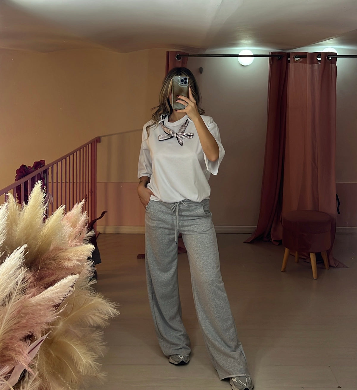Pantalone tuta palazzo