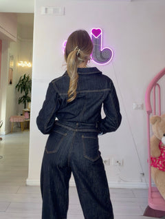 Tuta denim lunga