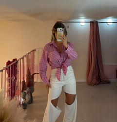 Camicia spring a quadri