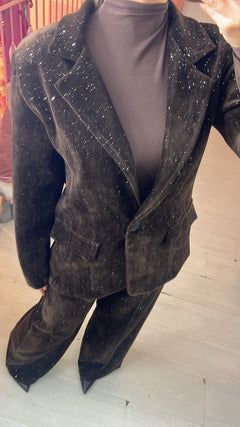 Tailleur sparkling in velluto