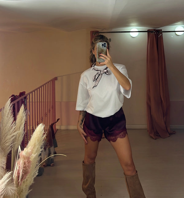 Shorts in raso