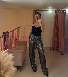 Pantalone paillettes