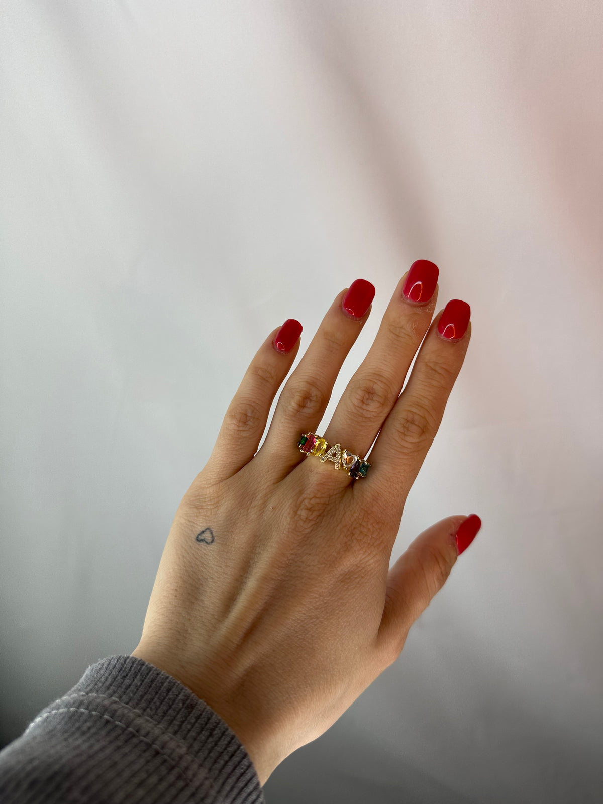 Anello lettera